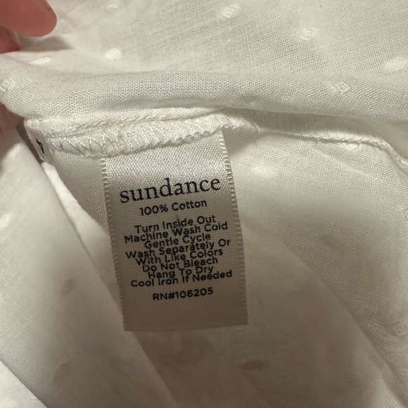 NWT Sundance Floral Eyelet Embroidered Blouse Top Buttondown Cotton S 283108 - Picture 3 of 6